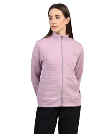 Skechers Womens THE GOWALK HOODLESS HOODIE Pink Lavender