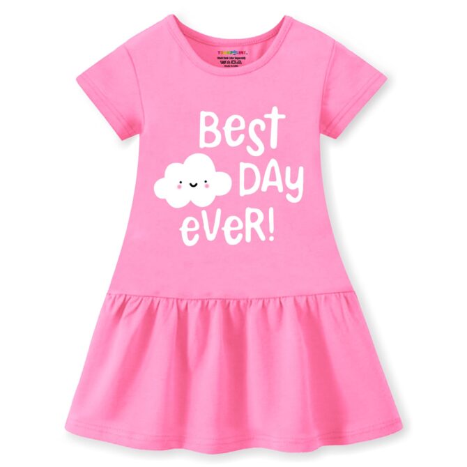 Trampoline Pack of 2 Girls Midi/Knee Length Casual Dress (TRM-DRS-231) Multicolour - Image 4