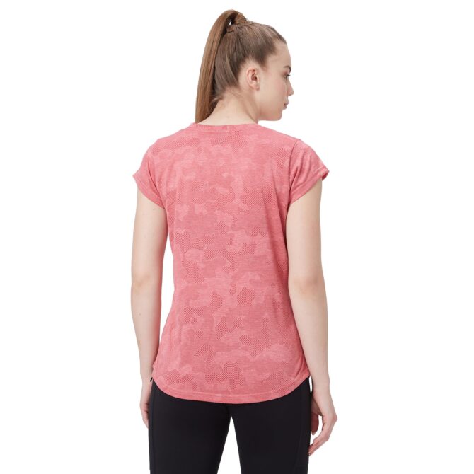 berge' Ladies Polyester Dry Fit Western Shirts & T-Shirt For Women, Quick Drying & Breathable Fabric, Gym Wear Tees & Workout Tops (Onion Colour, Slim Fit) - Image 6