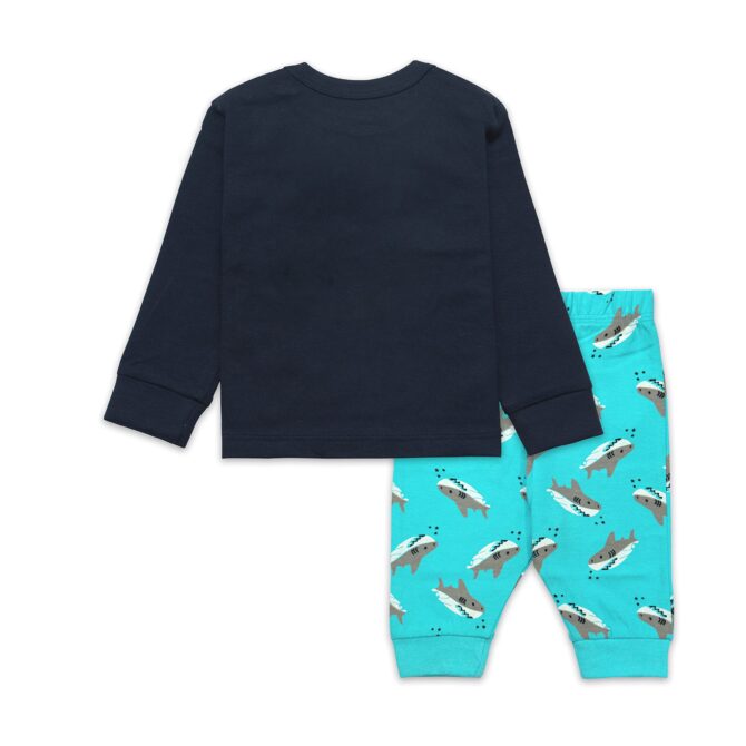 Real Basics Cotton Clothing Sets For Baby Boys & Girls - Unisex Clothing Sets Full Sleeve T-Shirt & Pant, Multicolor, Printed - Image 7