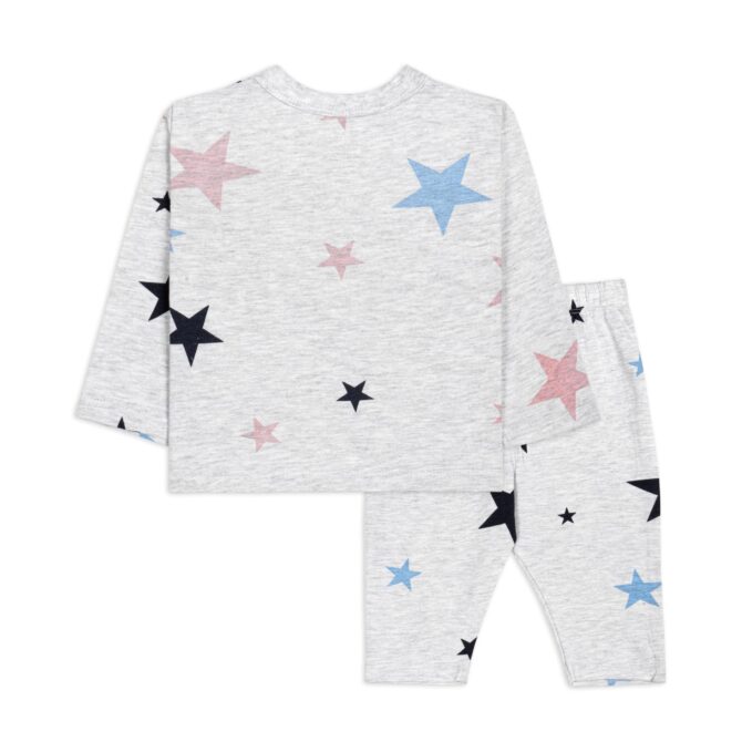Real Basics Cotton Clothing Sets For Boys & Girls-Unisex Clothing Pajama Set Full Sleeve T-Shirt & Pant-Multicolor, 12-18 Months - Image 9
