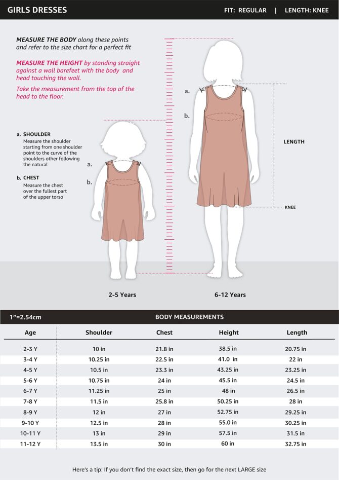 Amazon Brand - Jam & Honey Girl's Cotton Knee-Length Casual Dress (JH-K-SS22-DRE-129_Multi 10_5 6 Years) - Image 2