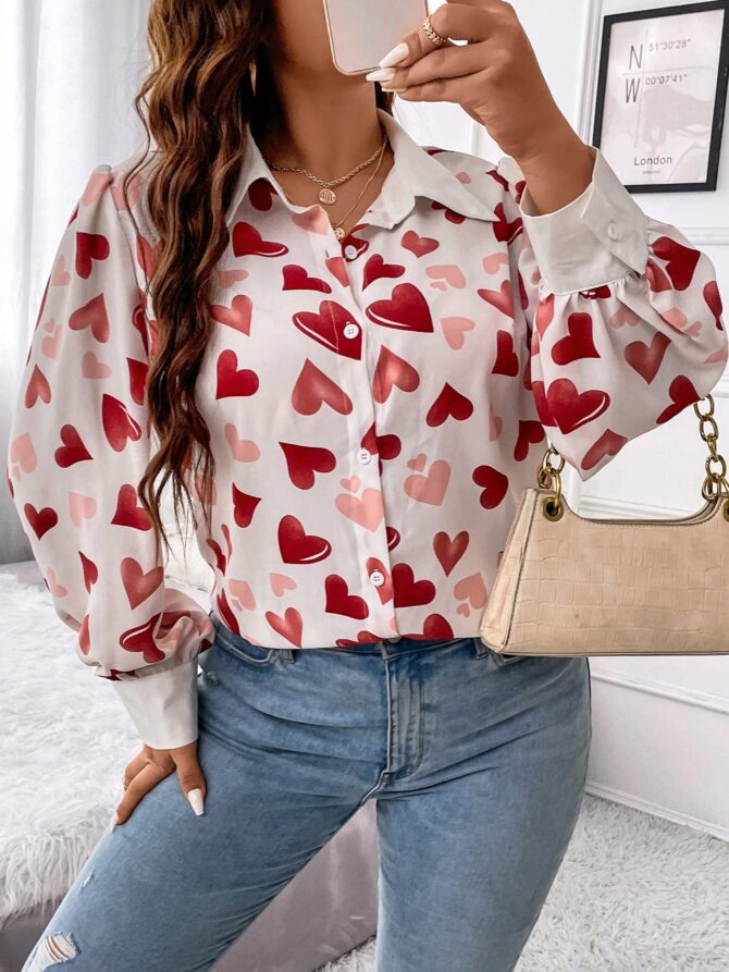 Leriya Fashion Women's Regular Fit Top (LF-W1767_Red - Image 5