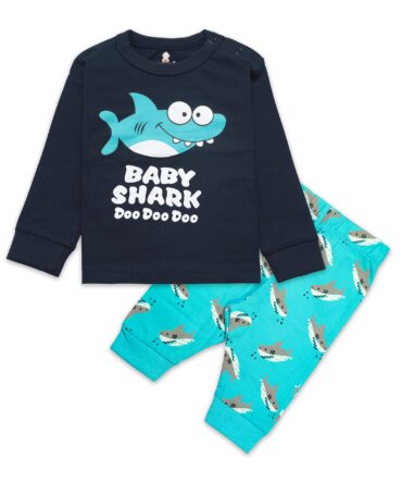 Real Basics Cotton Clothing Sets For Baby Boys & Girls - Unisex Clothing Sets Full Sleeve T-Shirt & Pant, Multicolor, Printed
