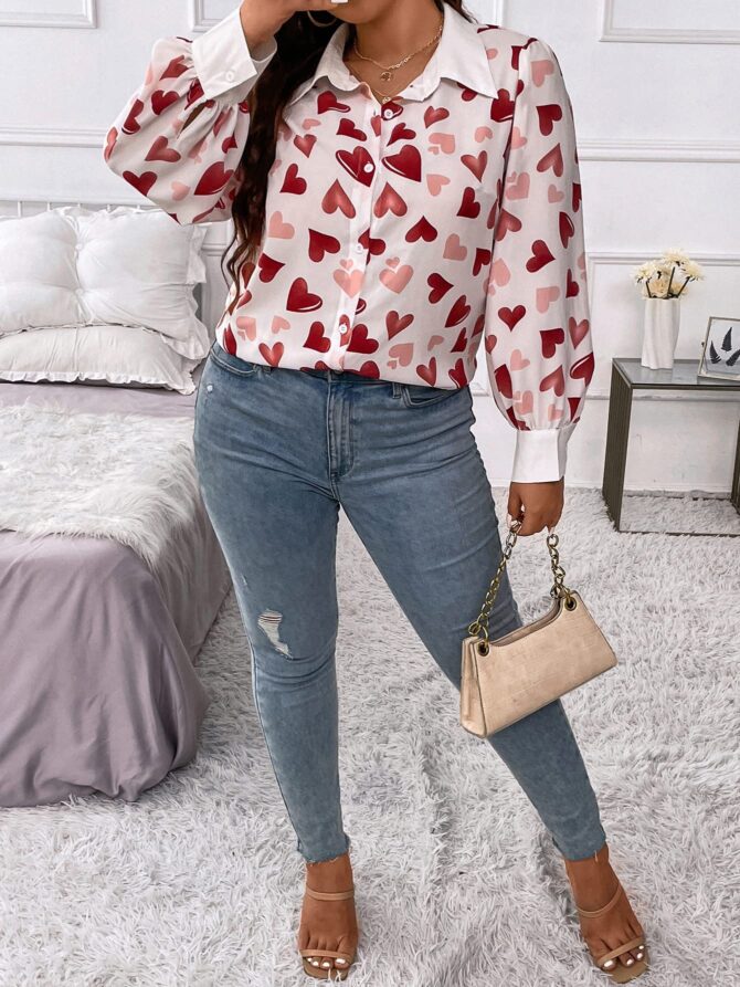Leriya Fashion Women's Regular Fit Top (LF-W1767_Red - Image 3