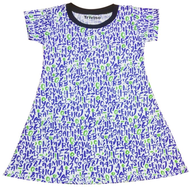 Triviso Kids Girls Cotton Frock/Dress/Basic Summer Frock for Girls 0 Month - 5 Year Pack of 4 (0-3 Months, Color_Set-1) - Image 4