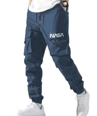 Lymio Track Pant for Men || Track Pants || Plain Track Pant (TP-11-Navyblue-L)