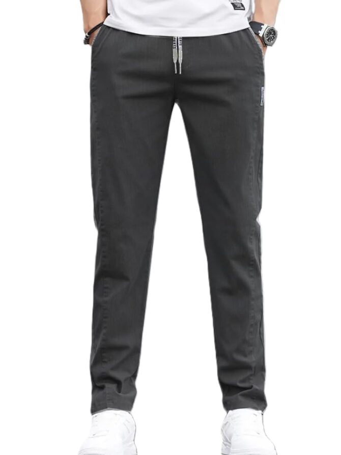 JVX Men Trouser || Man Trouser Pants || Casual Pant || Cotton Pant for Men (TROUSER-02) (in, Numeric, 34, Darkgray)