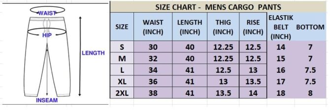 Lymio Cargo Pants for Men|| Cotton Cargo Pants for Men (Cargo-50-Apricot-3XL) - Image 4