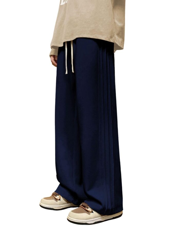 GRECIILOOKS Track Pant for Men | Trouser Pant for Men | Baggy Pant for Men Loose Fit | Cargo Pant for Men | Track Pant Men | Men Stylish Track Pant (in, Alpha, M, Regular, Blue)