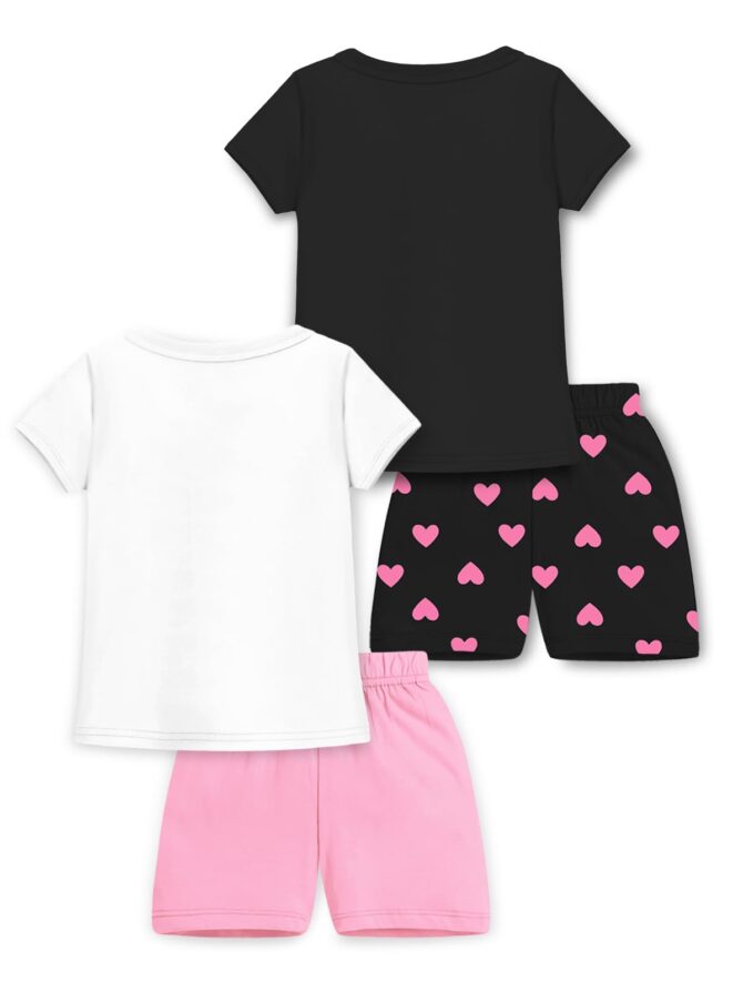 Trampoline Girls Printed T-shirt with Short set Pack of 2 (TRM-TSH-419_2) - Image 7
