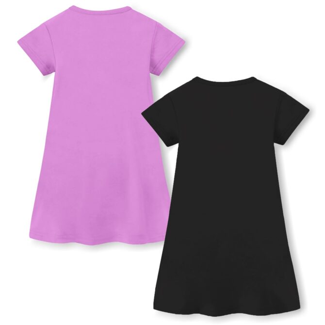 Trampoline Pack of 2 Girls Midi/Knee Length Casual Dress (TRM-DRS-232) Multicolour - Image 6