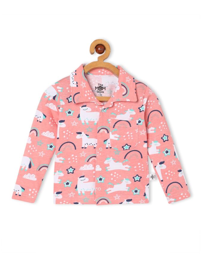 The Mom Store Kids/Baby Pajama Set Combo | Cotton | Nightwear | Comfortable | for Boys and Girls | Fruity Cutie, My Smoothie & Sweet Like a Doughnut, Multi | 7-8Y - Image 4