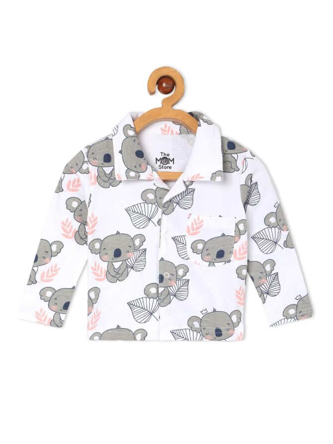 The Mom Store Kids/Baby Pajama Set Combo | Cotton | Nightwear | Comfortable | for Boys and Girls | Fruity Cutie, My Smoothie & Sweet Like a Doughnut, Multi | 7-8Y - Image 5