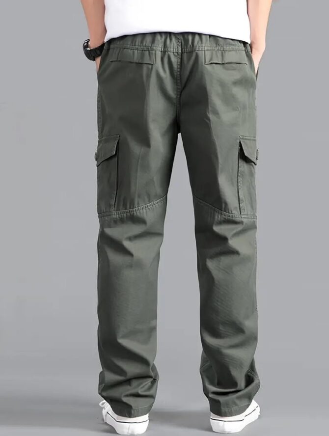 Lymio Men Cargo || Men Cargo Pants || Men Cargo Pants Cotton || Cargos for Men (Cargo-119-Green-M) - Image 4
