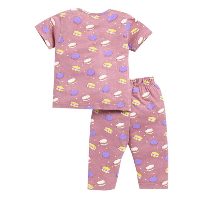 Hopscotch Boys And Girls Cotton Sleepwear Sets In Pink Color For Ages (2-3 Years) - Image 5