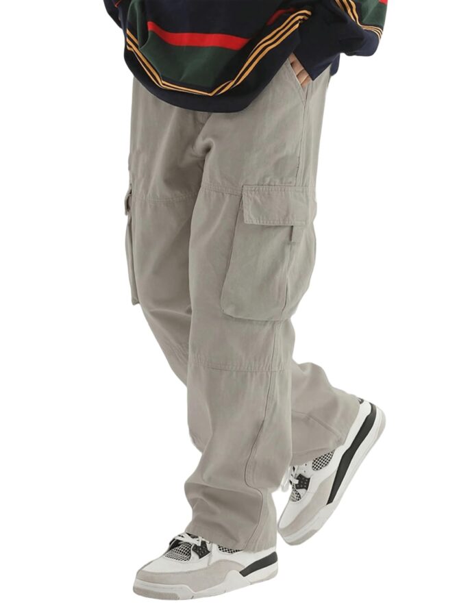 Lymio Cargo Pants for Men|| Cotton Cargo Pants for Men (Cargo-50-Apricot-3XL)