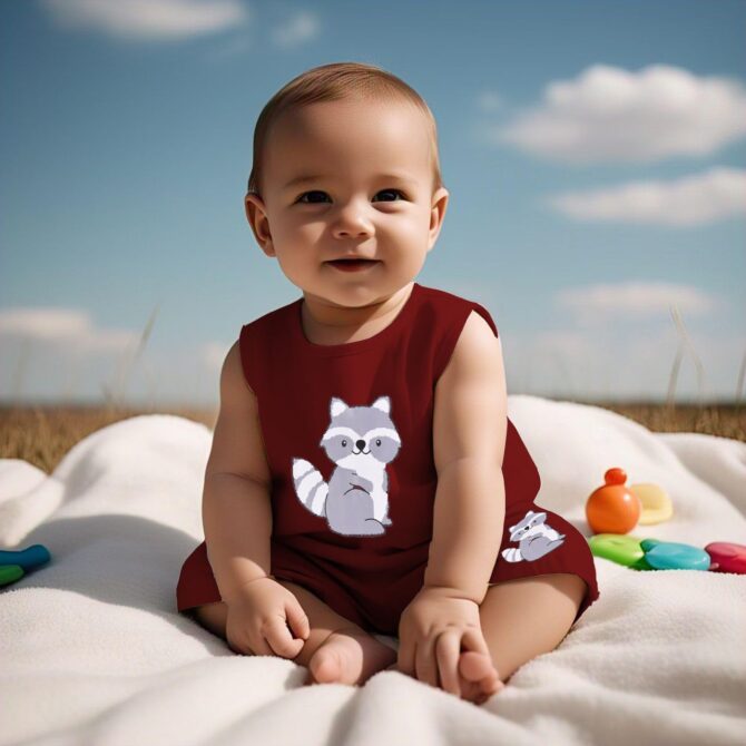 Kwitchy Boy's T-Shirt & Shorts Set New Born Baby Clothes | Kids Clothing | Dress | Sleeveless T Shirts | Shorts | Cotton | Casual | Kids Wear | Summer | Birthday Gifts (3-4 Years) (Maroon) - Image 8