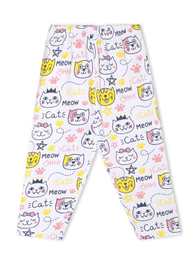 The Mom Store Kids/Baby Pajama Set Combo | Cotton | Nightwear | Comfortable | for Boys and Girls | Fruity Cutie, My Smoothie & Sweet Like a Doughnut, Multi | 7-8Y - Image 2