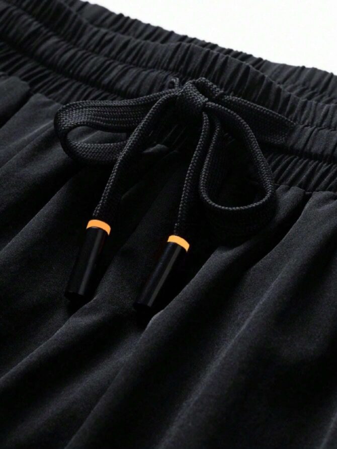 Lymio Track Pant for Men || Track Pants || Plain Track Pant (TP-57-Black-M) - Image 3