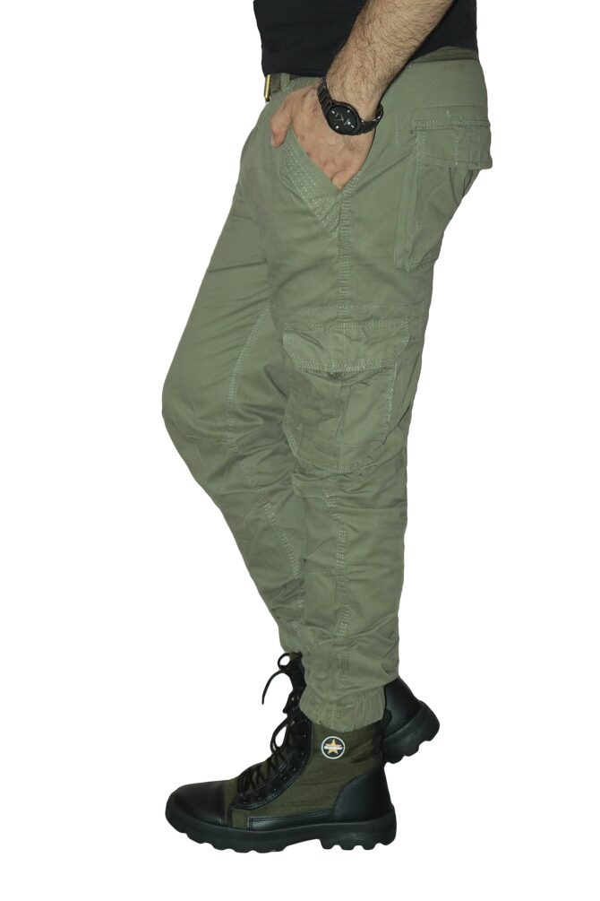 Urban Legends Men's Regular Fit Cargos (Cargo Pant774_Light Green _36) - Image 5