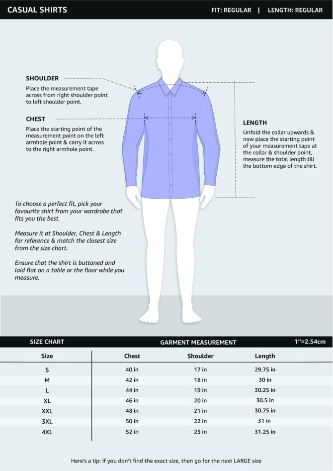 Amazon Brand - Symbol Men's Solid Regular Fit Full Sleeve Cotton Casual Shirt (AW-SY-MCS-1131_Black_Large) - Image 5
