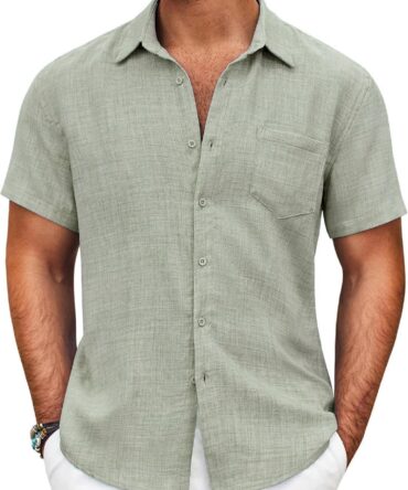 Lymio Regular Fit Shirt for Men|| Men Stylish Regular Fit Shirt (Resort-Slub) (in, Alpha, M, Pista)