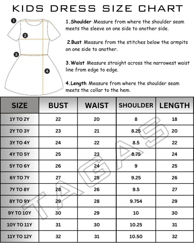 TAGAS Baby-Girl's Nylon A-Line Knee-Length Dress (KD-219-PINK-1_Pink_1 2 Years) - Image 2