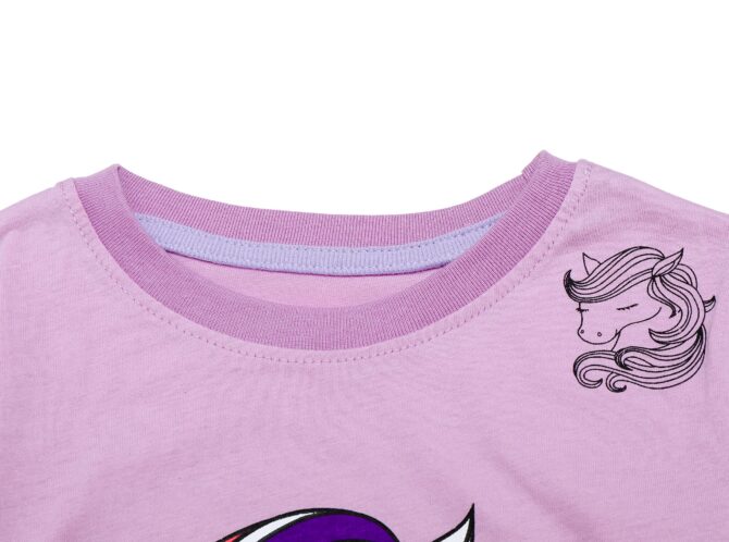 Qtake Fashion Girls Pajamas Toddler Pjs Set 100% Cotton Kids Sleepwear 2 Piece Child Clothes Size 2-12 Years, Pajamas, 3T - Image 4