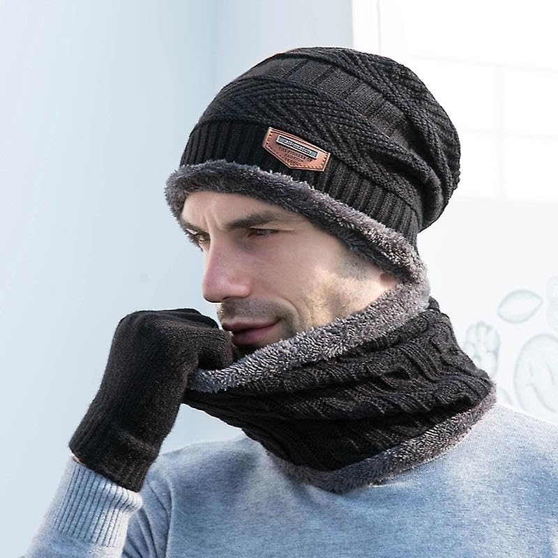 Fitness Mantra® Winter Sports Cap & Muffler for Men & Women| Beanie Cap| 1 Set| (Multicolor) - Image 4