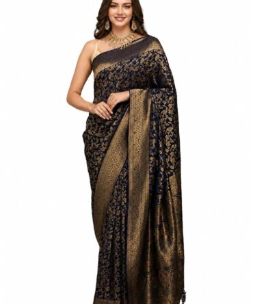 Womens Banarasi Kanjivaram Silk Saree